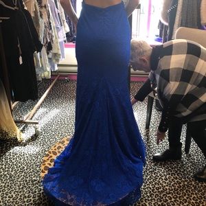 Beautiful Blue Prom Dress
